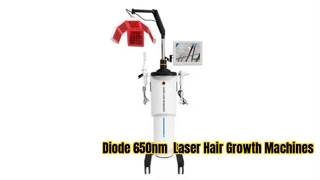 Test Show Video Of Diode 650nm  Laser Hair Growth Machines