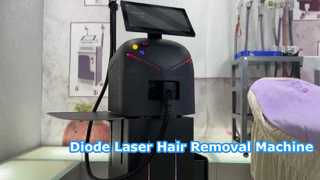 See how our diode laser hair removal machine works!