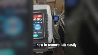 How to remove hair easily