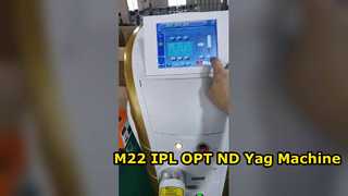 M22 IPL hair removal + ND-YAG Q switch Laser tattoo removal machine