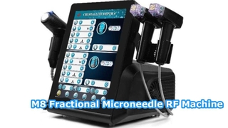 Before-and-After treatment effect of microneedle RF machine